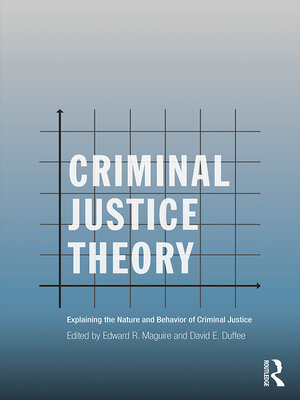 cover image of Criminal Justice Theory